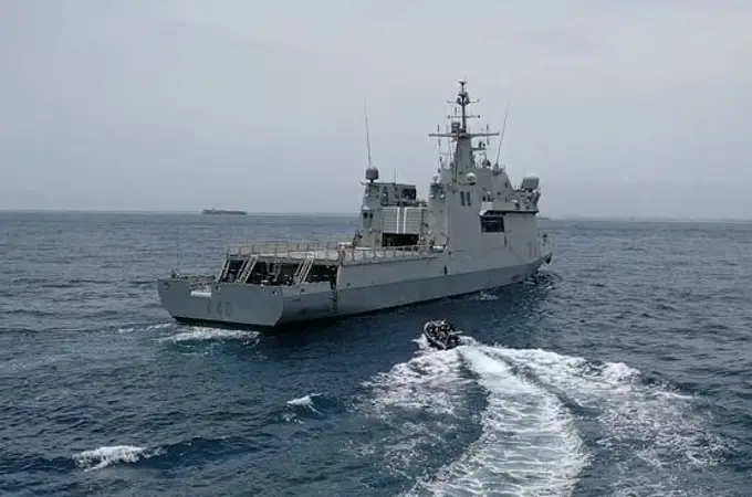 El buque Furor de la Armada y Navantia avanzan en el desarrollo e integración de vehículos no tripulados