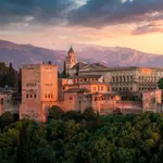 Atardecer en la Alhambra