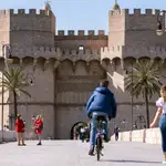 Imagen de las Torres de Serranos de Valencia, una antigua muralla de protección de la ciudad ante los ataques foráneos