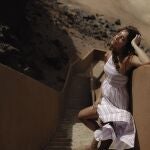 Paula Moya con vestido de rayas de Zara/Instagram @paula.loves