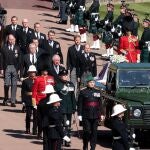 Cortejo fúnebre en el funeral del duque de Edimburgo. Hannah Mckay/PA Wire/dpa