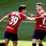 Manu Sánchez con Osasuna.
