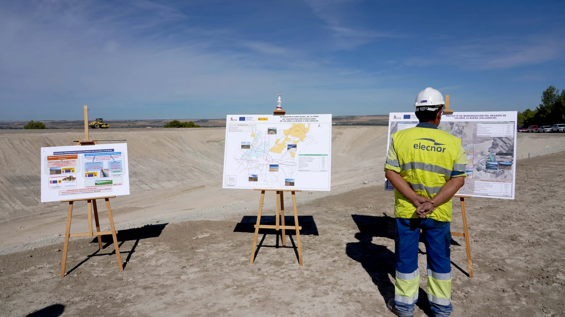 Obras de regadío en la Comunidad de Regantes de Valoria la Buena