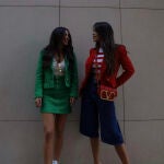 Violeta Mangriñán y su hermana Lili.