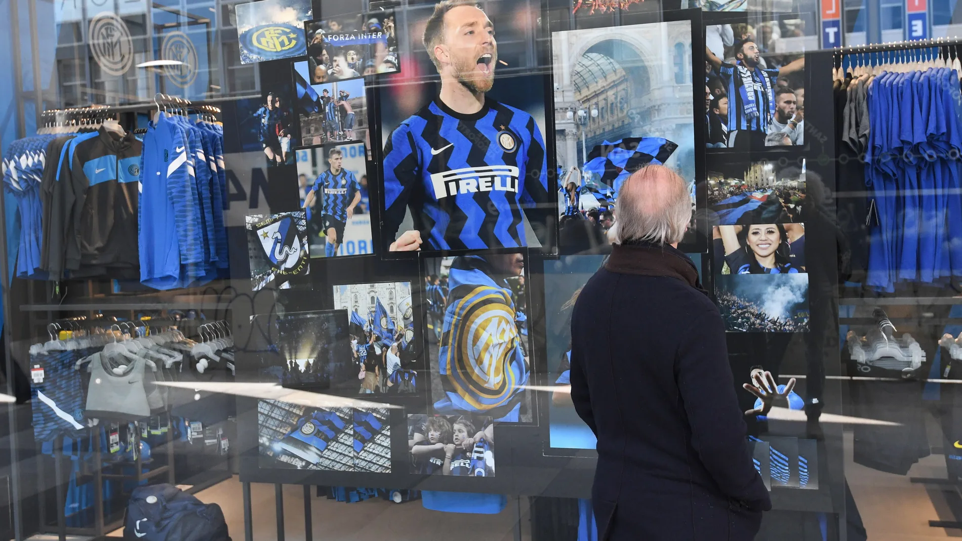 Tienda oficial del Inter de Milán.