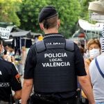 Agentes de la Policía Local de València