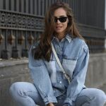 Silvia Zamora con cazadora vaquera de Mango/ Instagram @ladyaddict