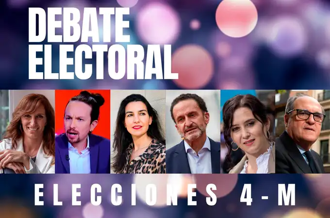 Debate elecciones Madrid: horario, dónde ver el debate y todas las claves