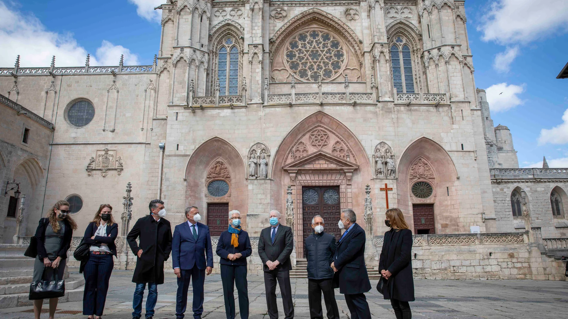 Visita de la embajadora de Israel a la catedral de Burgos