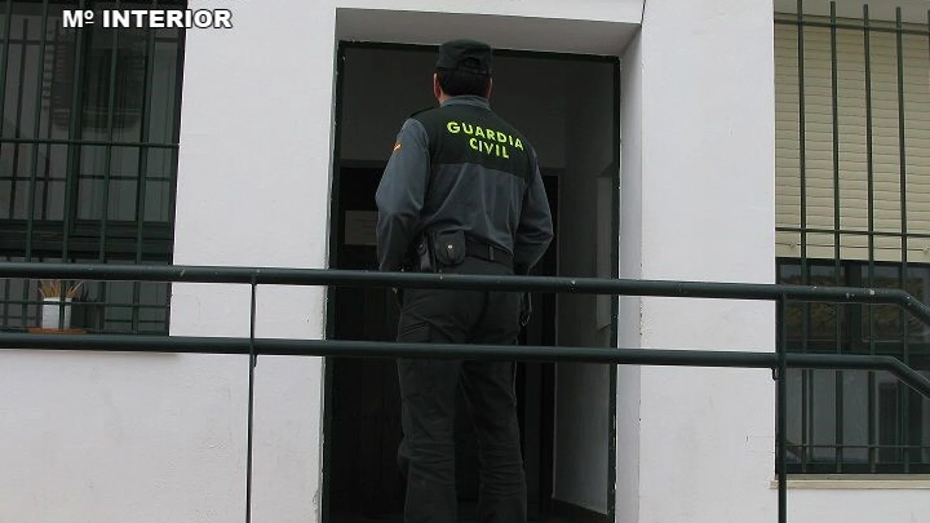 Exterior del cuartel de la Guardia Civil en la provincia de Huelva. GUARDIA CIVIL HUELVA