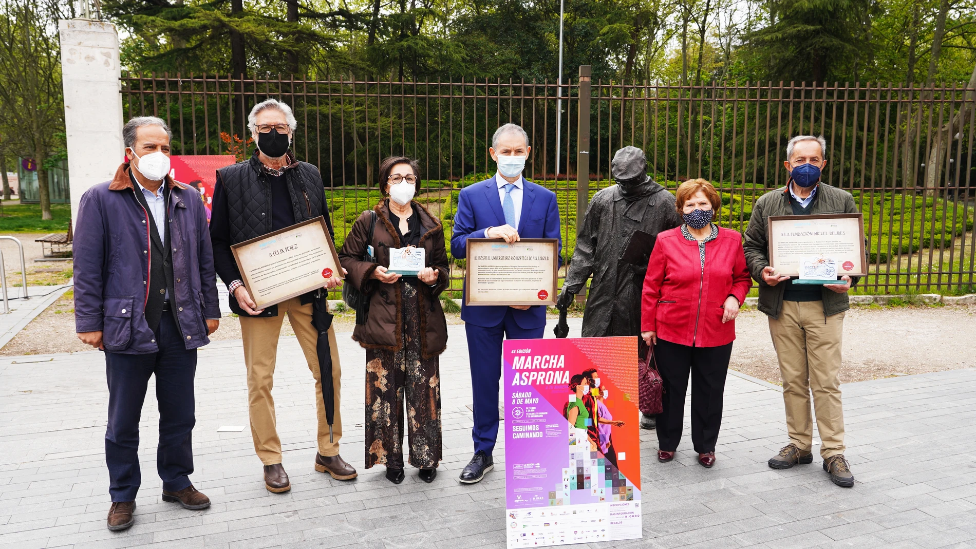 Presentación de la Marcha Asprona en Valladolid