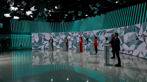 Debate en Telemadrid de los candidatos a la presidencia de la Comunidad de Madrid