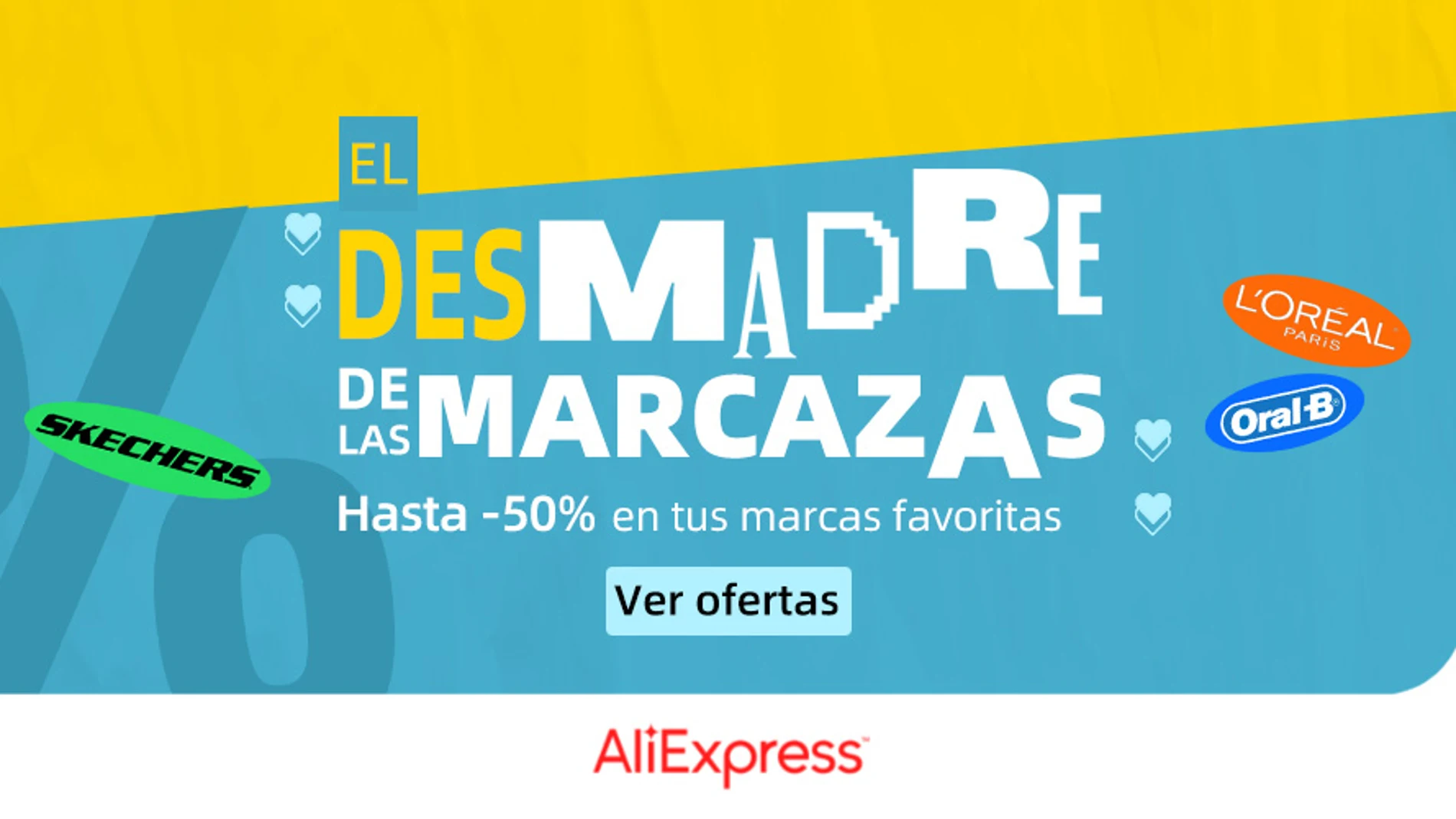 Campaña de descuentos en grandes marcas en AliExpress