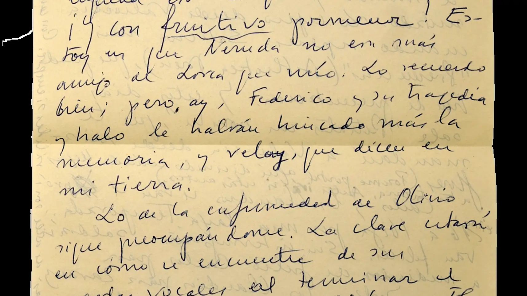 Carta de Vicente Aleixandre a Francisco Brines