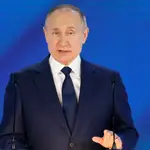 Vladimir Putin durante su discurso anual