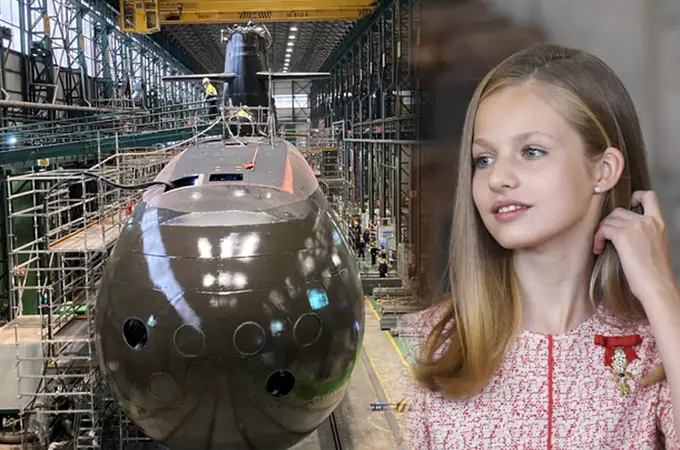 La Princesa Leonor amadrina el primer submarino S-80