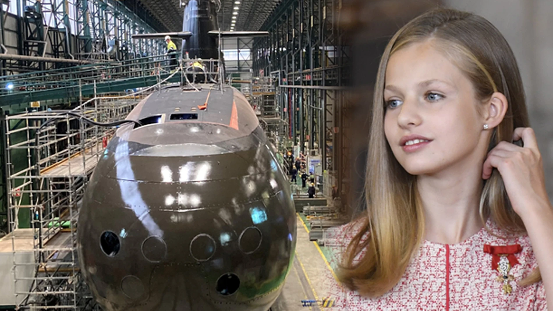 La Princesa Leonor será la madrina del primer submarino S-80