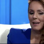Rocío Carrasco, en un momento de su entrevista