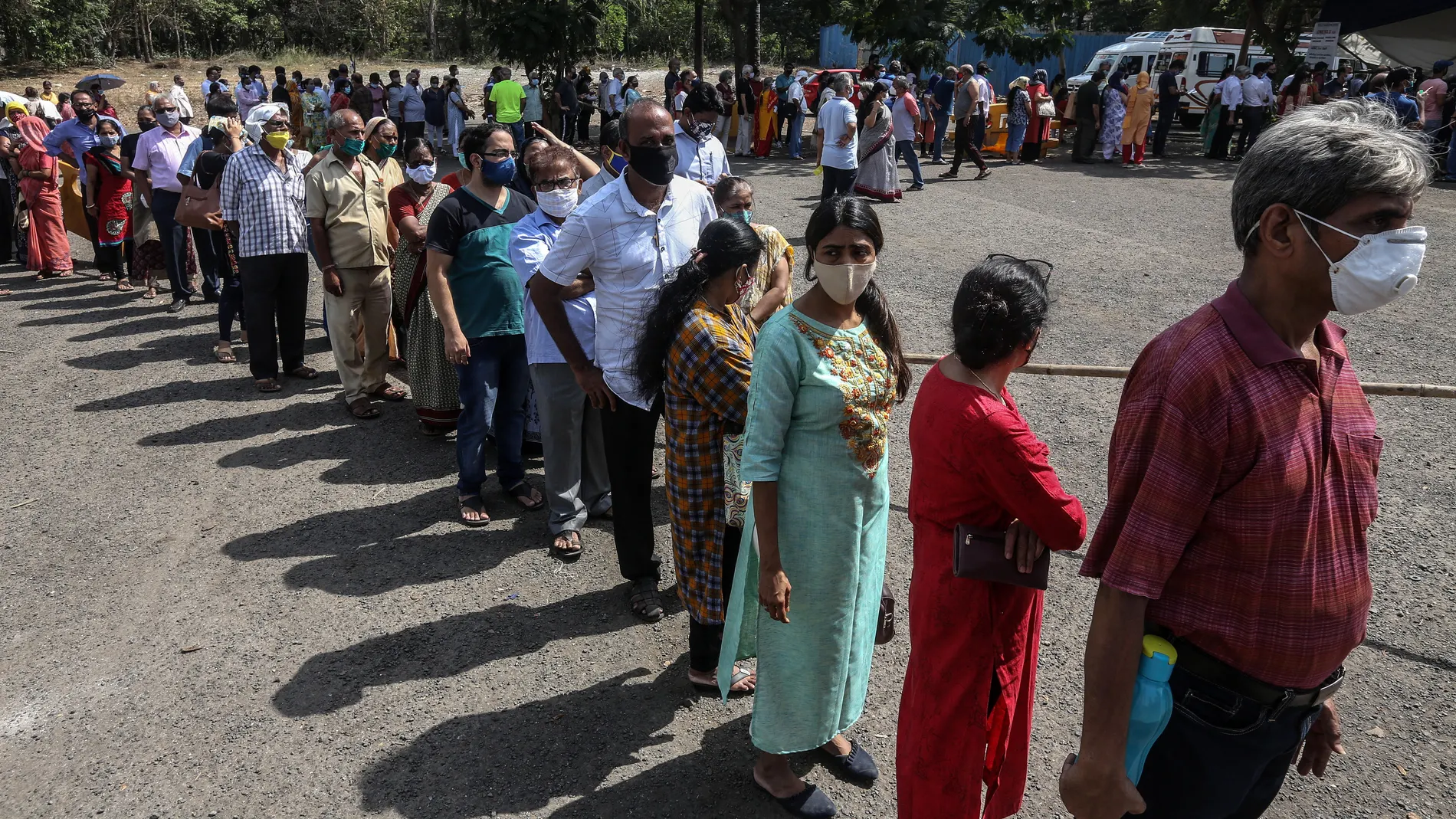 Los datos de hoy en India son los peores registrados hasta ahora en el país, con un total de 182.553 muertos desde el inicio de la pandemia