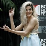 La actriz Clara Lago posa para los medios con motivo de la presentación este jueves de su película "Crónica de una tormenta" en el marco del BARCELONA Film Festival.
