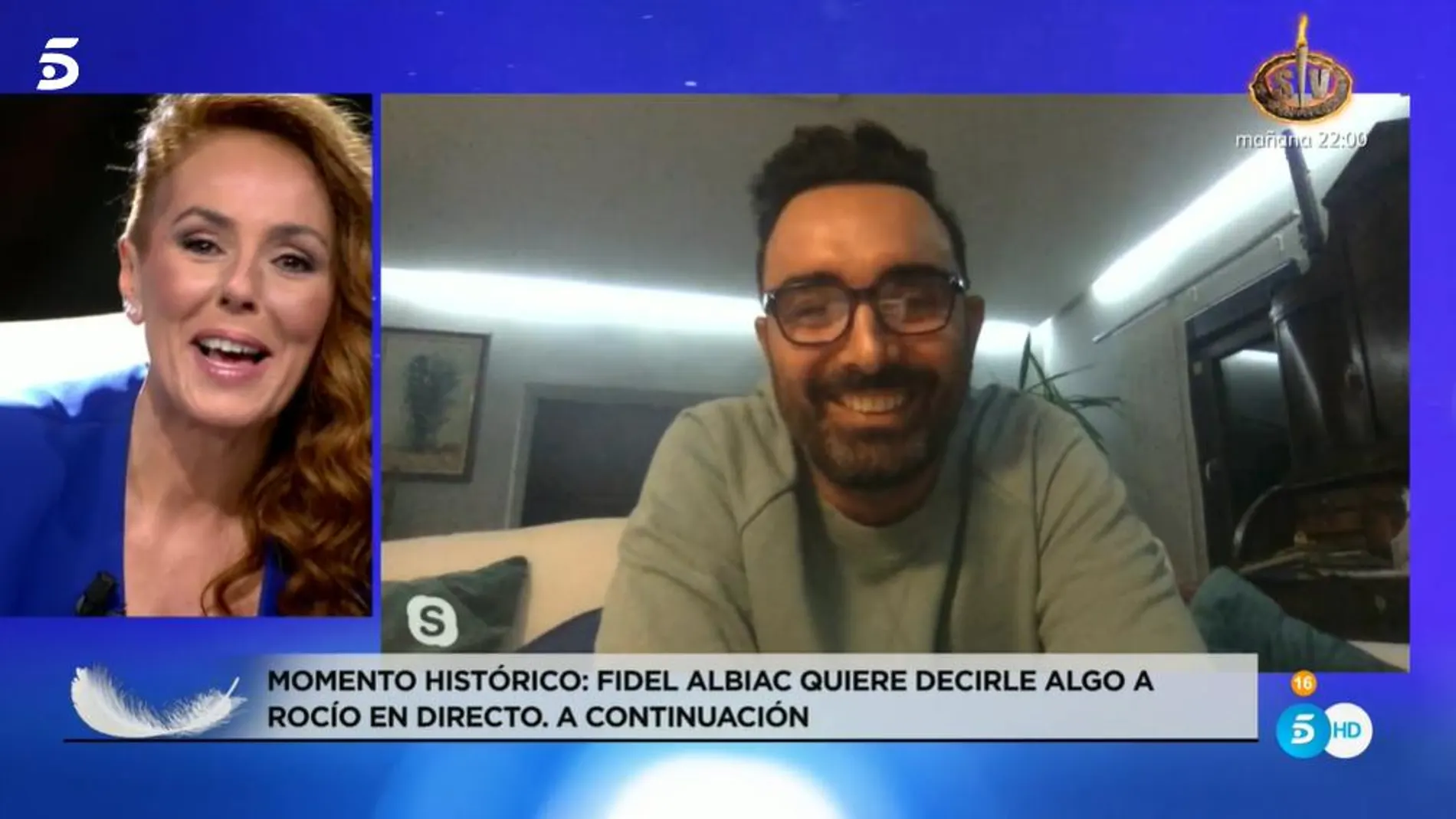 Fidel Albiac entra en directo para hablar con Rocío Carrasco