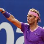 Rafael Nadal, durante su encuentro de octavos de final ante Kei Nishikori