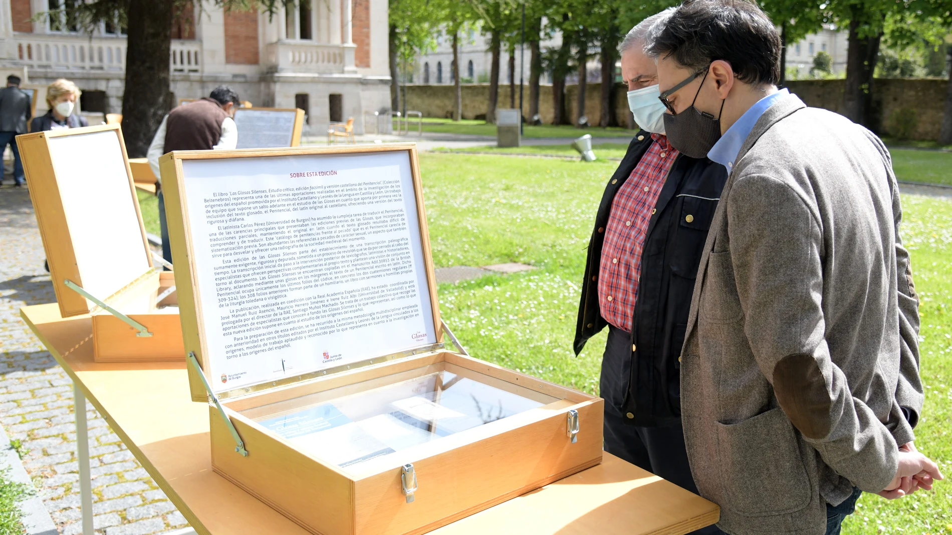 Inauguración exposición al aire libre "Las Glosas Silenses"