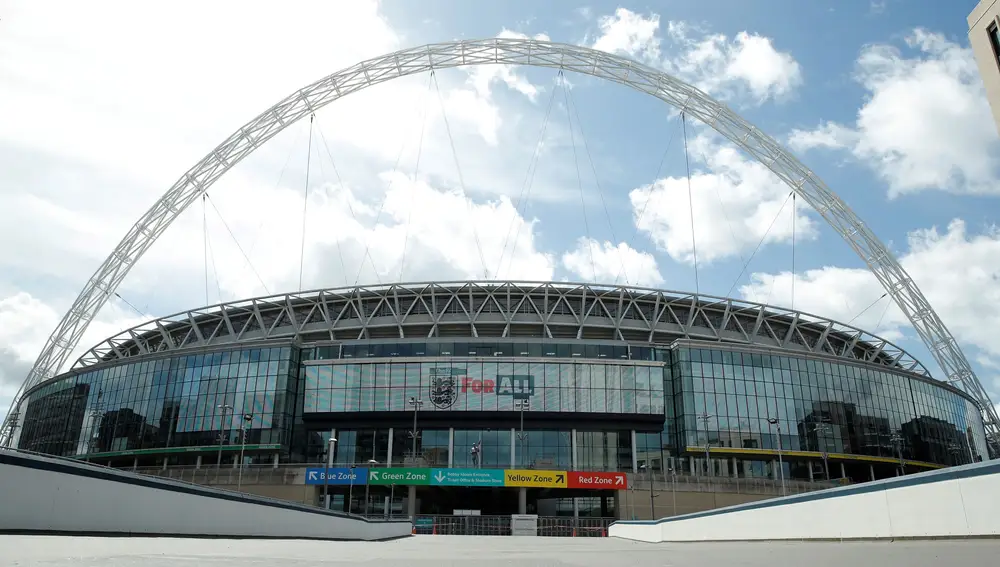 El estadio de Wembley albergará la final de la Eurocopa 2021.