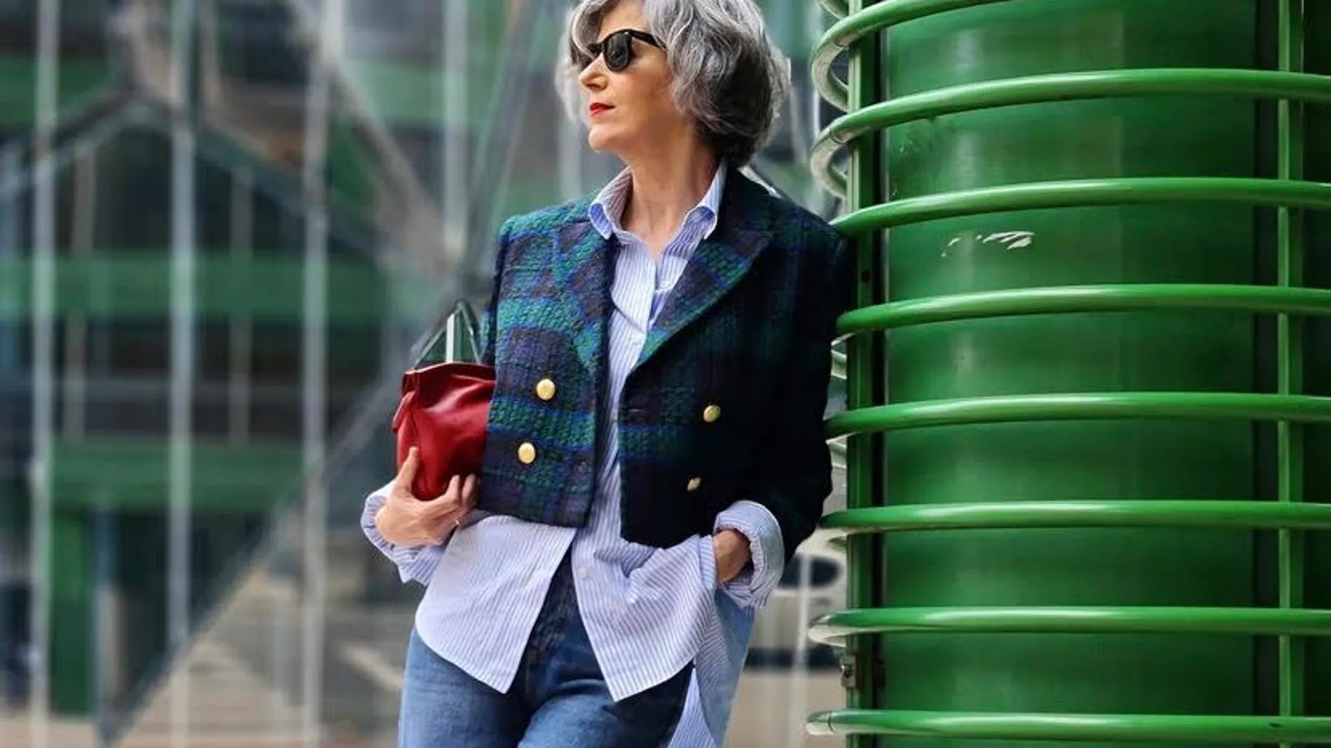 Carmen Gimeno con blazer de Zara.