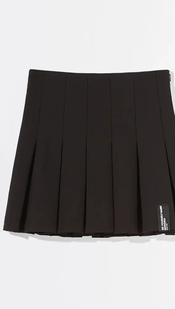 Minifalda tablas de Bershka