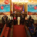 La ceremonia se ha celebrado en el Senado y ha contado con la participación de las presidentas de las dos cámaras y el Ministro de Interior, entre otros.