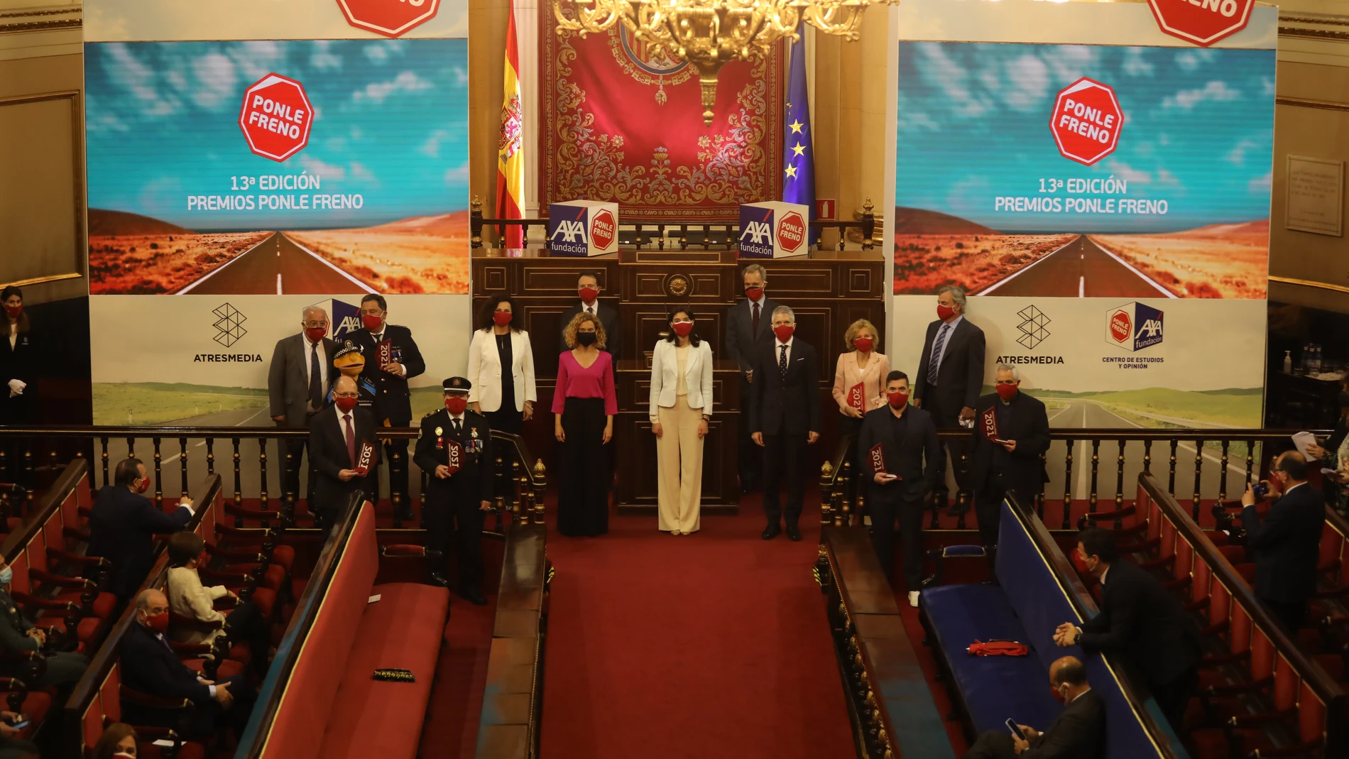 La ceremonia se ha celebrado en el Senado y ha contado con la participación de las presidentas de las dos cámaras y el Ministro de Interior, entre otros.