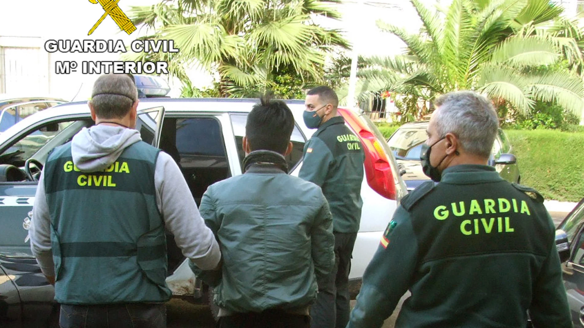 La Guardia Civil detiene a un ciudadano ecuatoriano fugado de su país por una agresión sexual