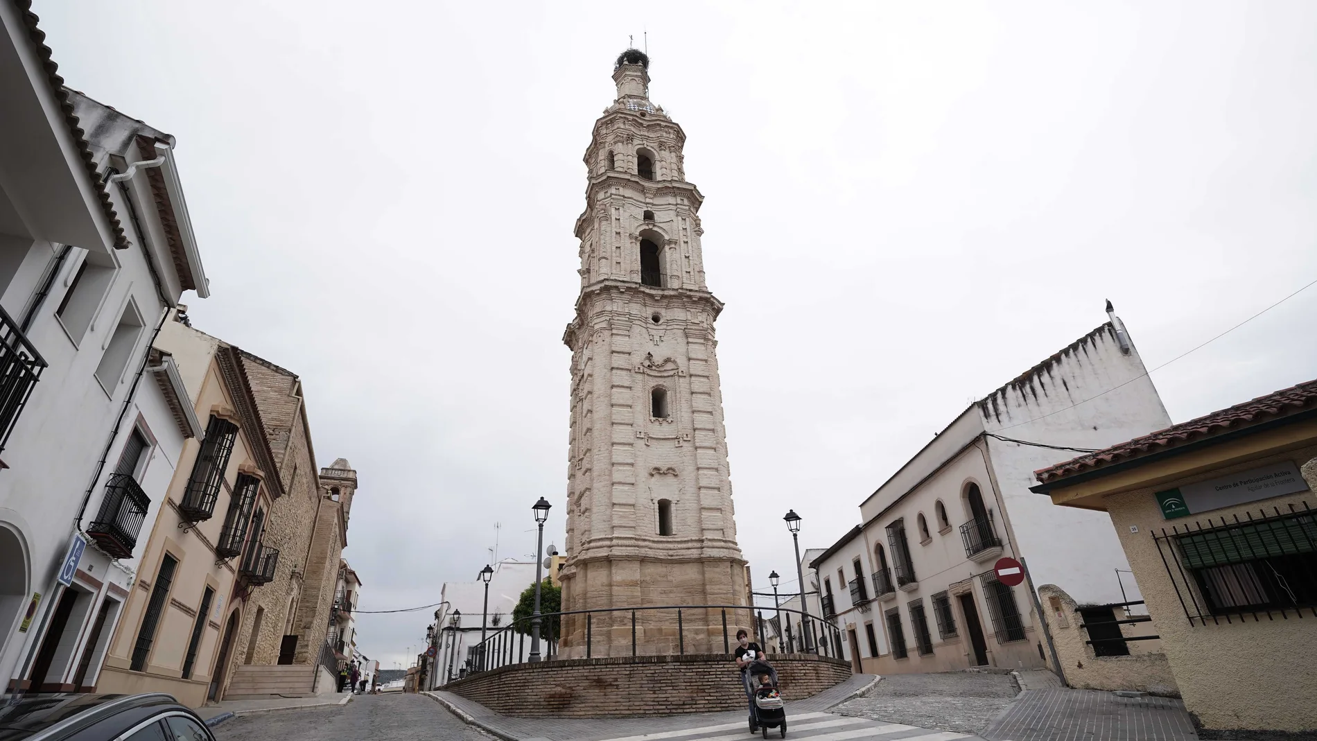 Vista de la plaza de Aguilar de la Frontera, municipio de Córdoba