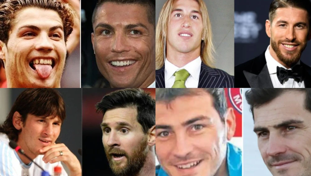 Sergio Ramos, Messi, Casillas... los de sus retoques estéticos