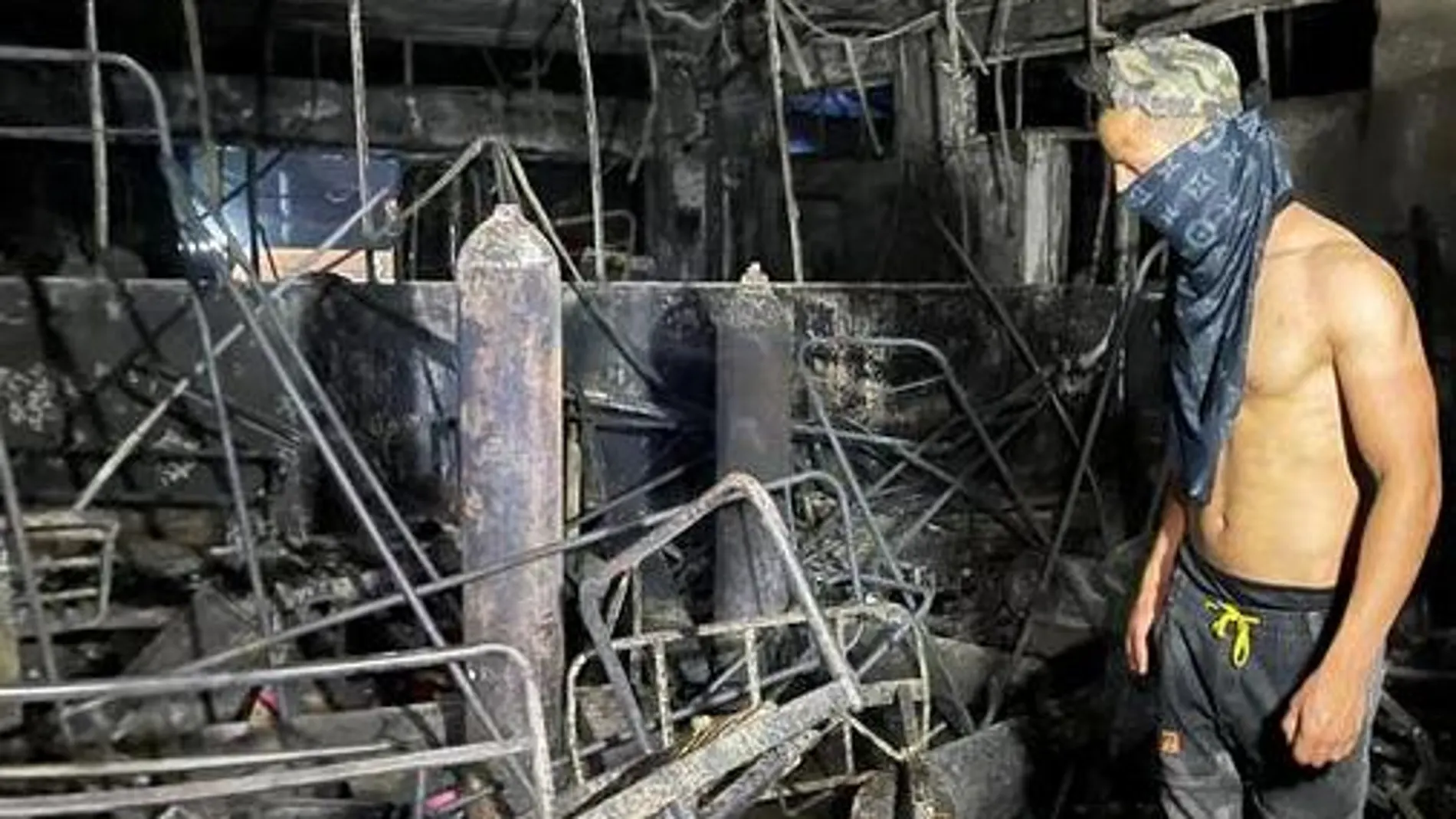Explosión en un hospital Covid en Bagdad
