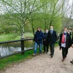 El vicepresidente Francisco Igea visita la localidad soriana de Molinos de Duero