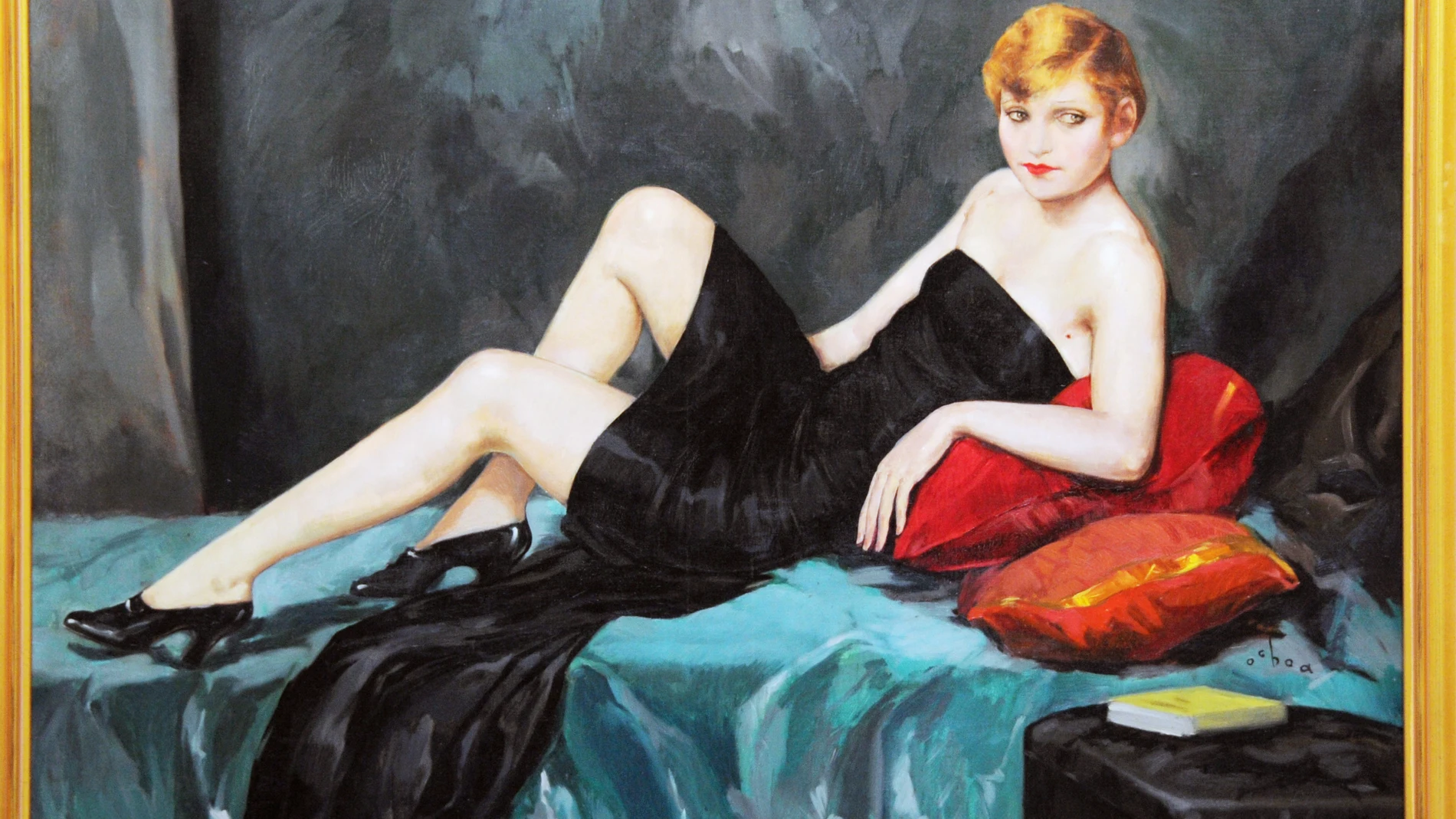 "Cosmopolita" es una de las obras de Enrique Ochoa, célebre por retratar mujeres