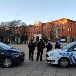 Agenets de la Policía Local y Nacional en Valladolid