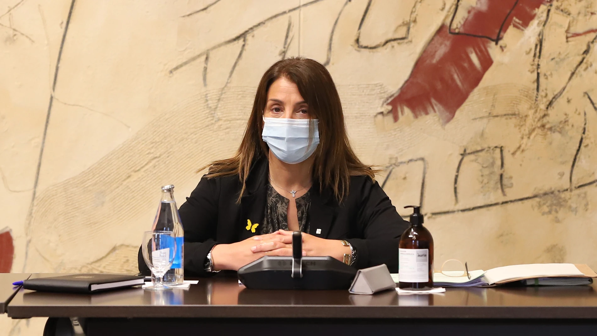La portavoz del Govern en funciones, Meritxell Budó.