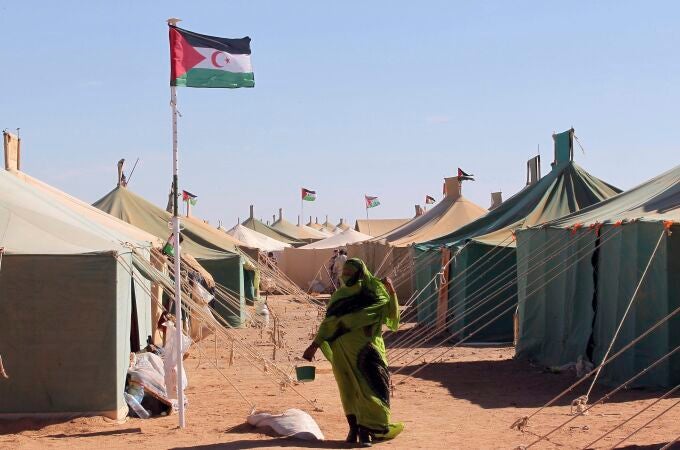 El MSP propugna la vuelta de los saharauis su tierra y que dejen de estar confinados en los campamentos de Tinduf, en Argelia. EFE/Mohamed Messara