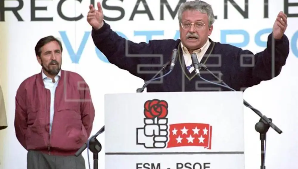 Acto de campaña del PSOE en 1995