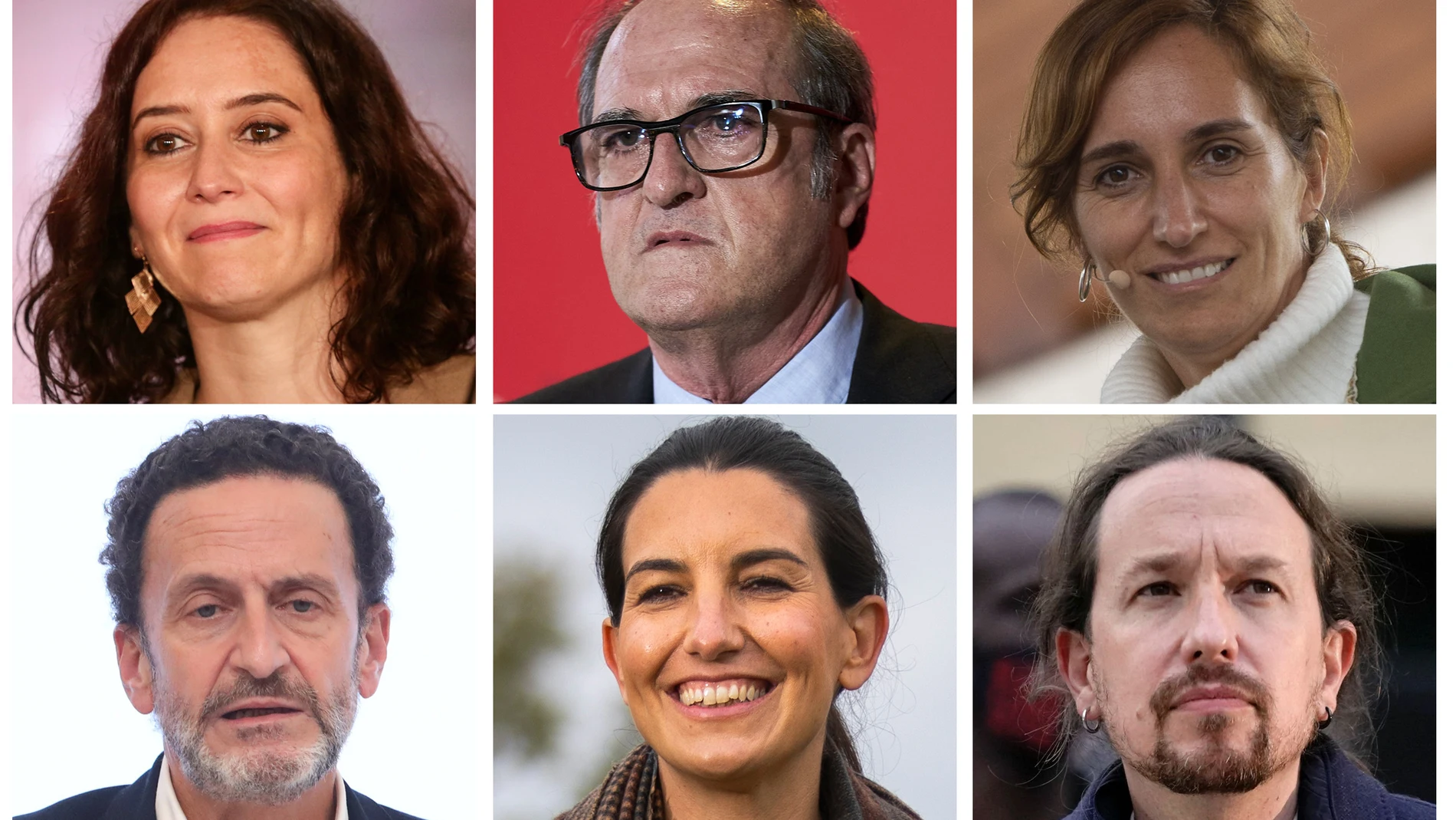 Candidatos a la Comunidad de Madrid