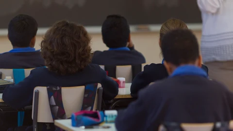 UN aula de un colegio EUROPA PRESS
