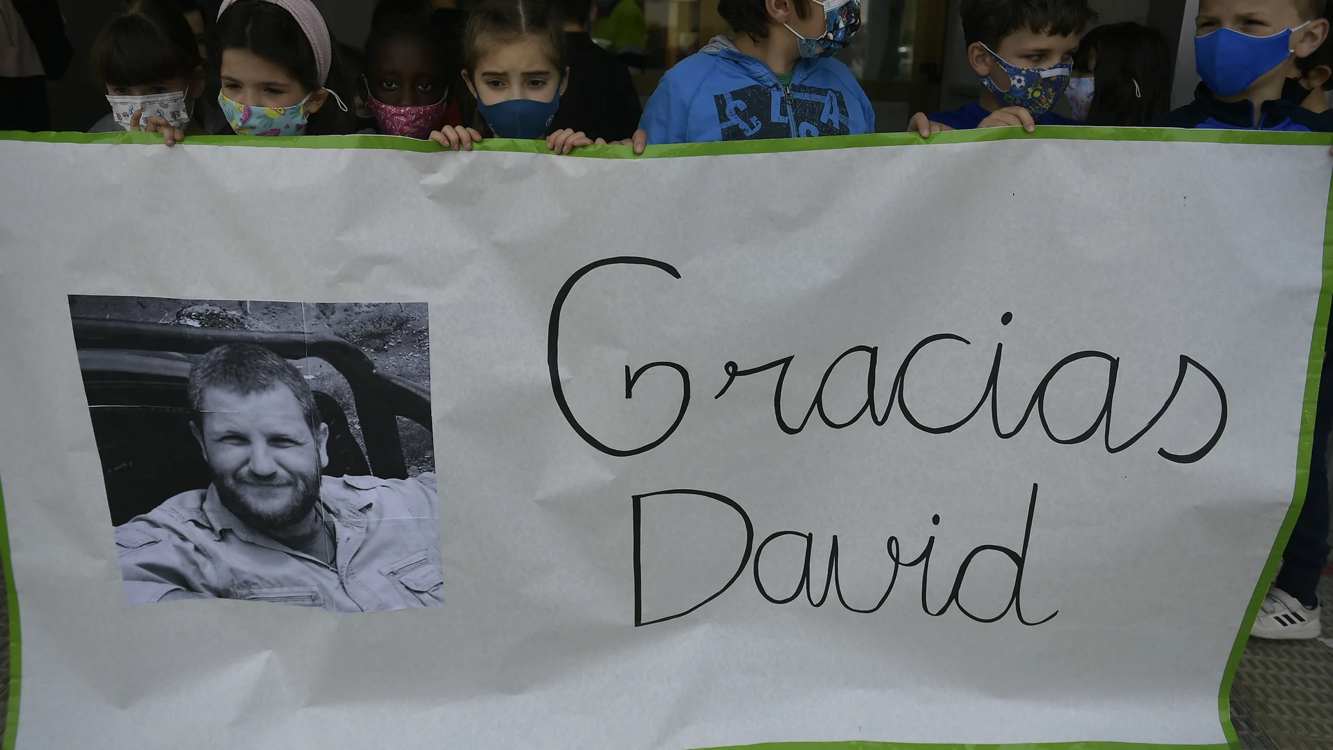 Homenaje a David Beriain en el pueblo donde nació, Artajona