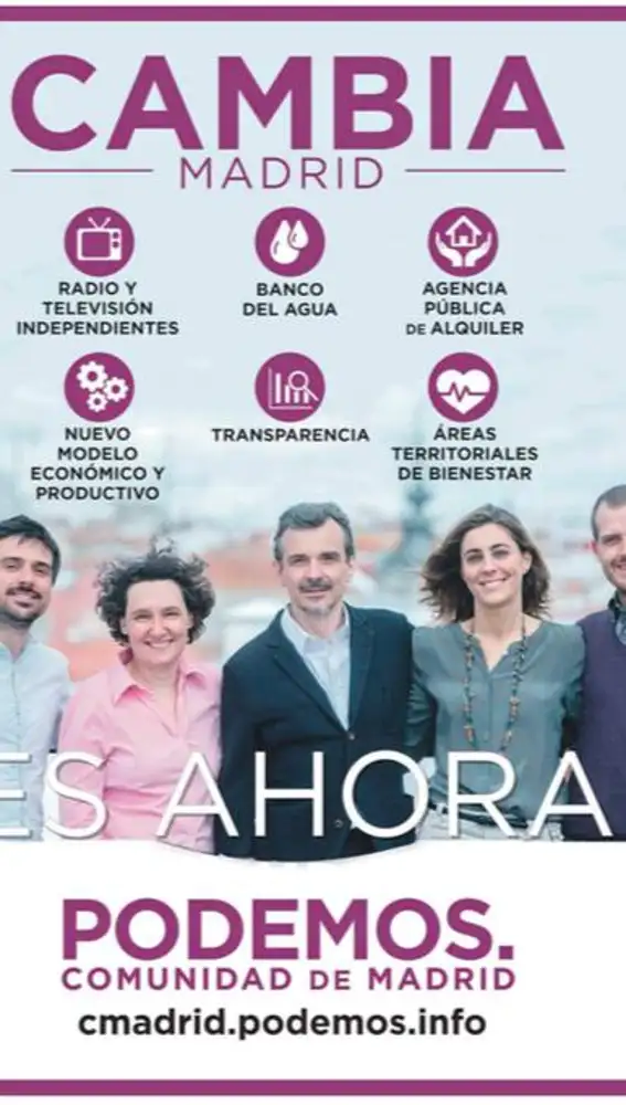 Cartel de Podemos en 2015