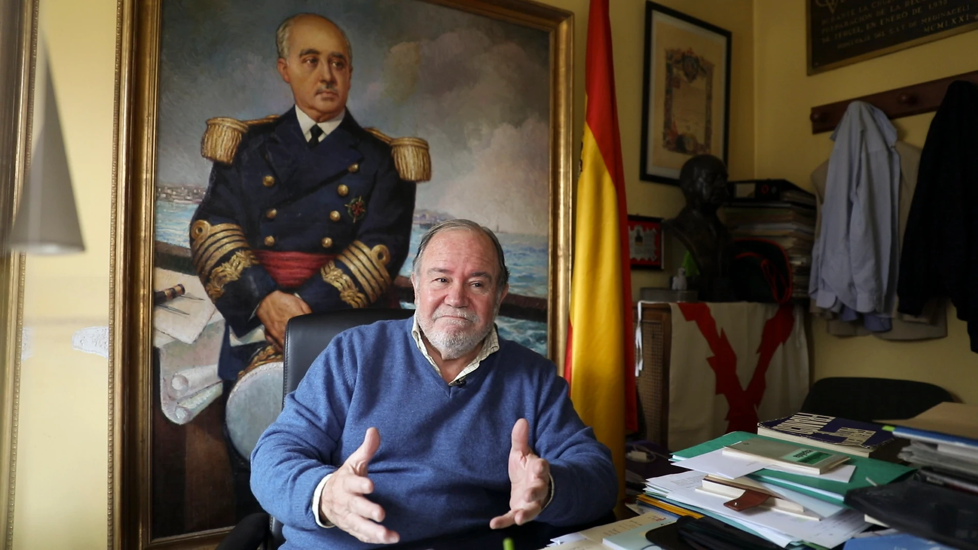 Juan Chicharro, presidente de la Fundación Franco