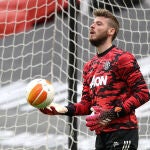 David De Gea con el Manchester United.