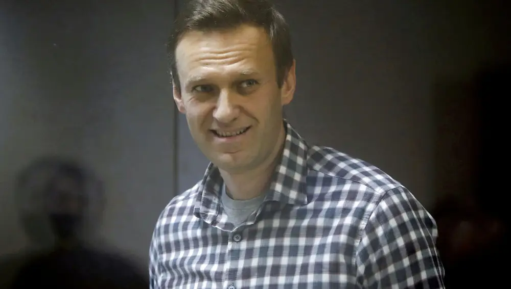 Navalni en febrero, antes de ingresar en la cárcel de Pokrov