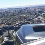 Así será el nuevo y moderno Santiago Bernabéu, a vista de pájaro